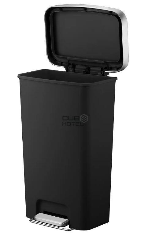 Papelera de Pedal 45L Negro EKO Hana